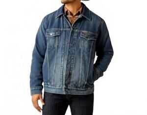 NEW ARIAT blanket lined trucker jacket in victor